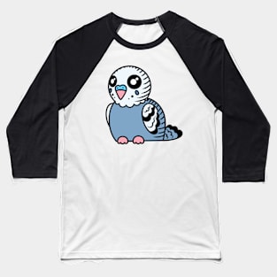 Grey Budgie Baseball T-Shirt